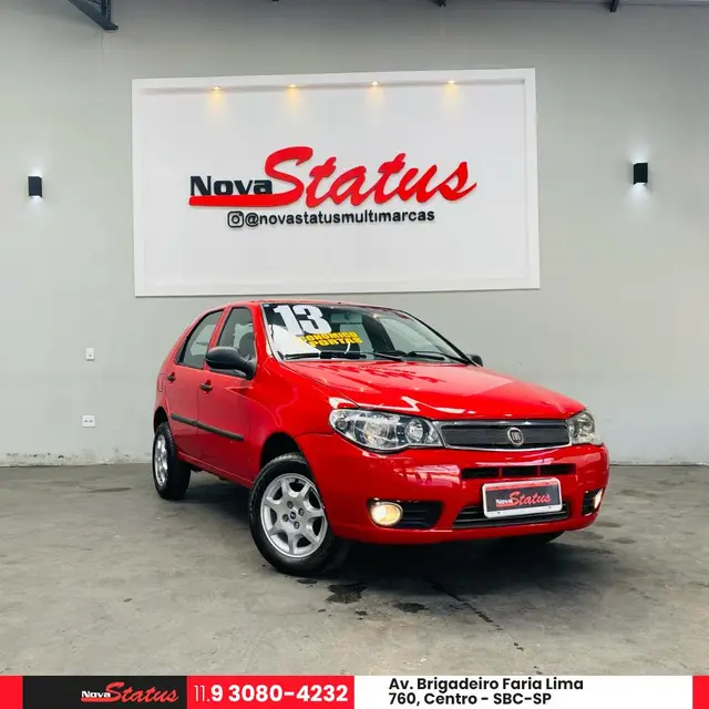 Carro Fiat Palio 2013 1.0 Cel. ECON./ITALIA F.Flex 8V 4p