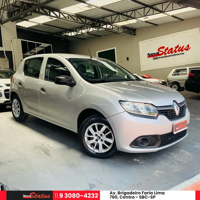 Carro Renault Sandero 2018 Authentique 1.0 12V SCe (Flex)