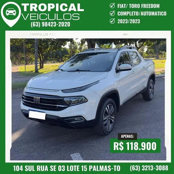 Carro Fiat Toro 2023 Endurance 1.3 Turbo (Flex) (Aut)