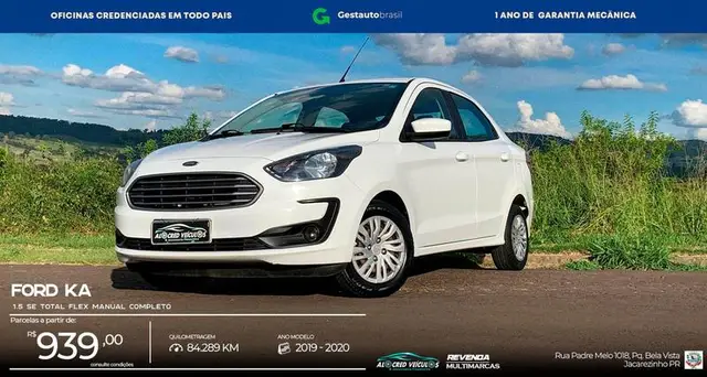 Carro Ford Ka 2020 1.5 SE (Flex)