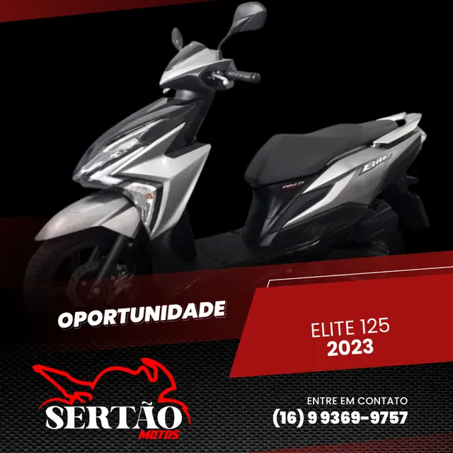 Carro Honda Elite 125 2023 CBS