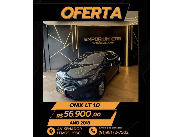 Carro Chevrolet Onix 2018 1.0 LT SPE/4