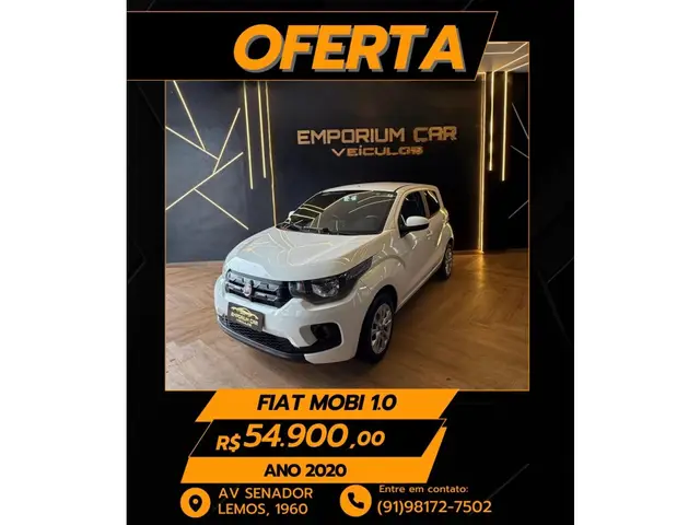Carro Fiat Mobi 2020 Like 1.0