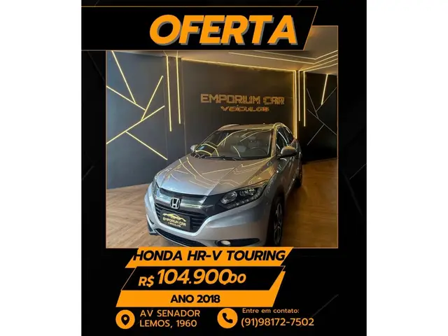 Carro Honda HR-V 2018 Touring CVT 1.8 I-VTEC FlexOne