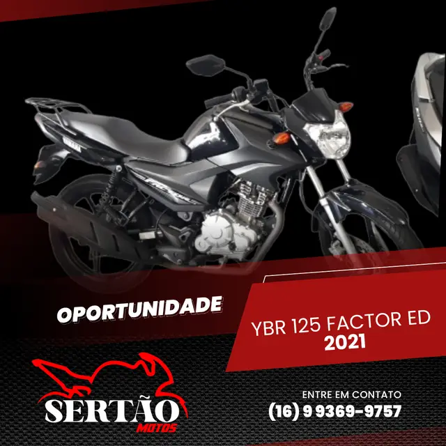 Moto Yamaha YBR 125i Factor 2021 125i ED