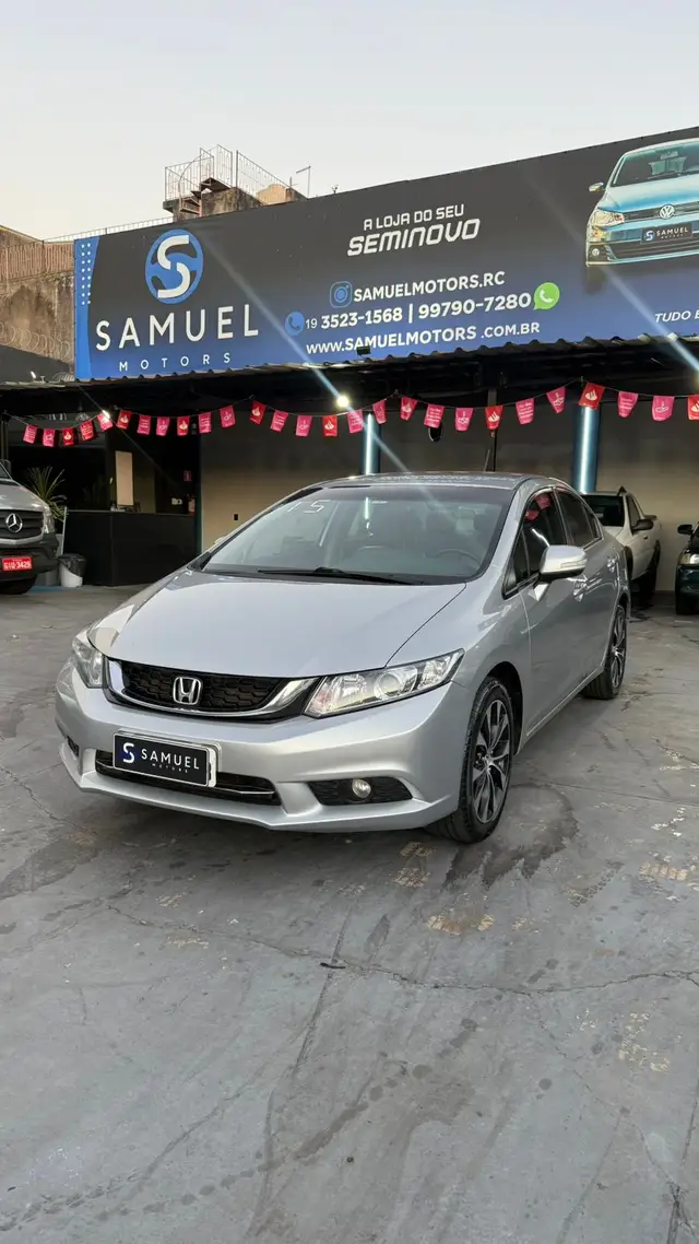Carro Honda Civic 2015 LXR 2.0 i-VTEC (Aut) (Flex)
