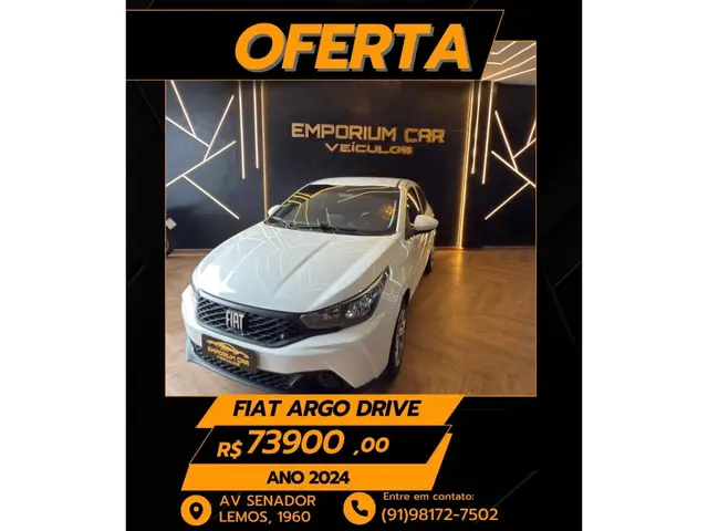 Carro Fiat Argo 2024 1.0