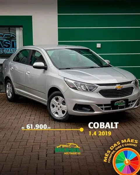 Carro Chevrolet Cobalt 2019 1.4 8V Econoflex LT