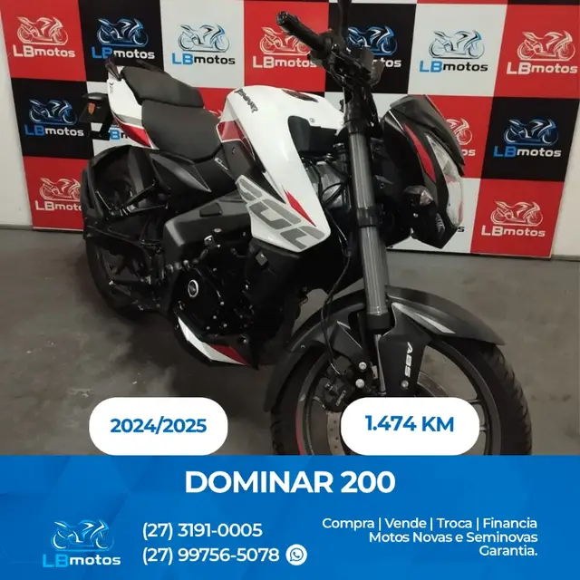 Carro Bajaj Dominar 200 2025 DOMINAR 200
