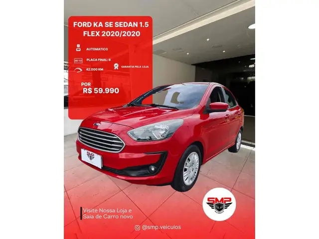 Carro Ford Ka 2020 1.5 SE (Aut) (Flex)