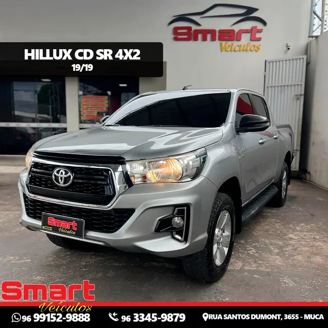 Carro Toyota Hilux Cabine Dupla 2019 Hilux 2.7 SR CD 4x2 (Flex) (Aut)