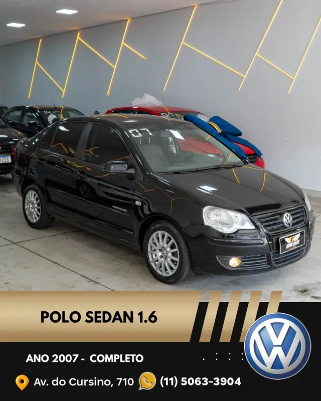 Carro Volkswagen Polo Sedan 2007 Comfortline 1.6 8V (Flex)