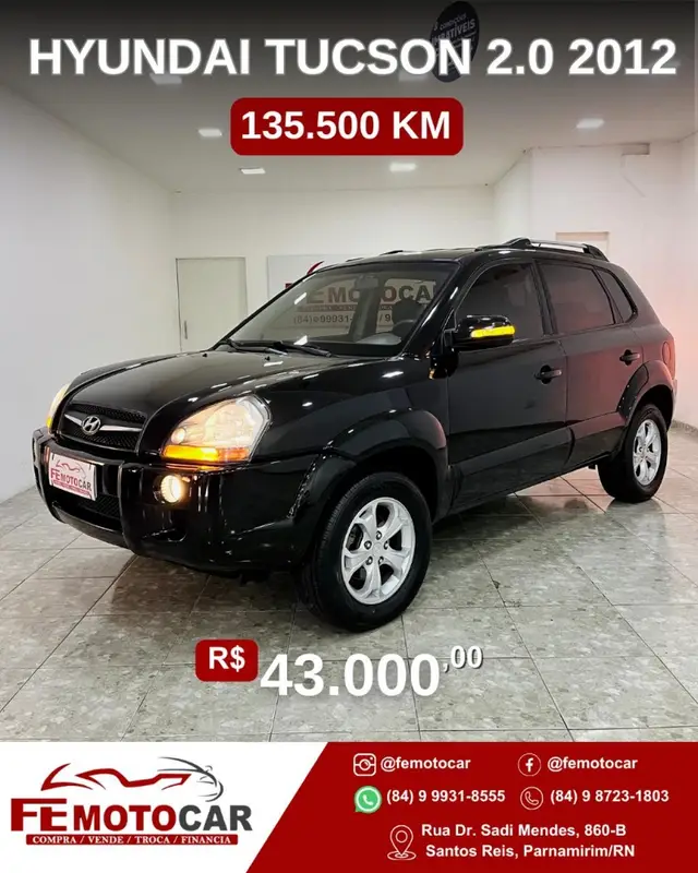 Carro Hyundai Tucson 2012 GL 2.0 16V