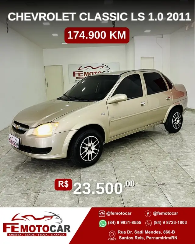 Carro Chevrolet Classic 2011 1.0 VHC (Flex)