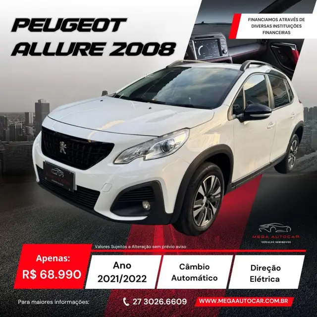 Carro Peugeot 2008 2022 Allure Pack 1.6