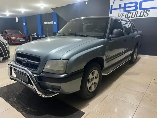 Carro Chevrolet S10 Cabine Dupla 2003 DLX 2.8 4x4 TB Interc. Diesel