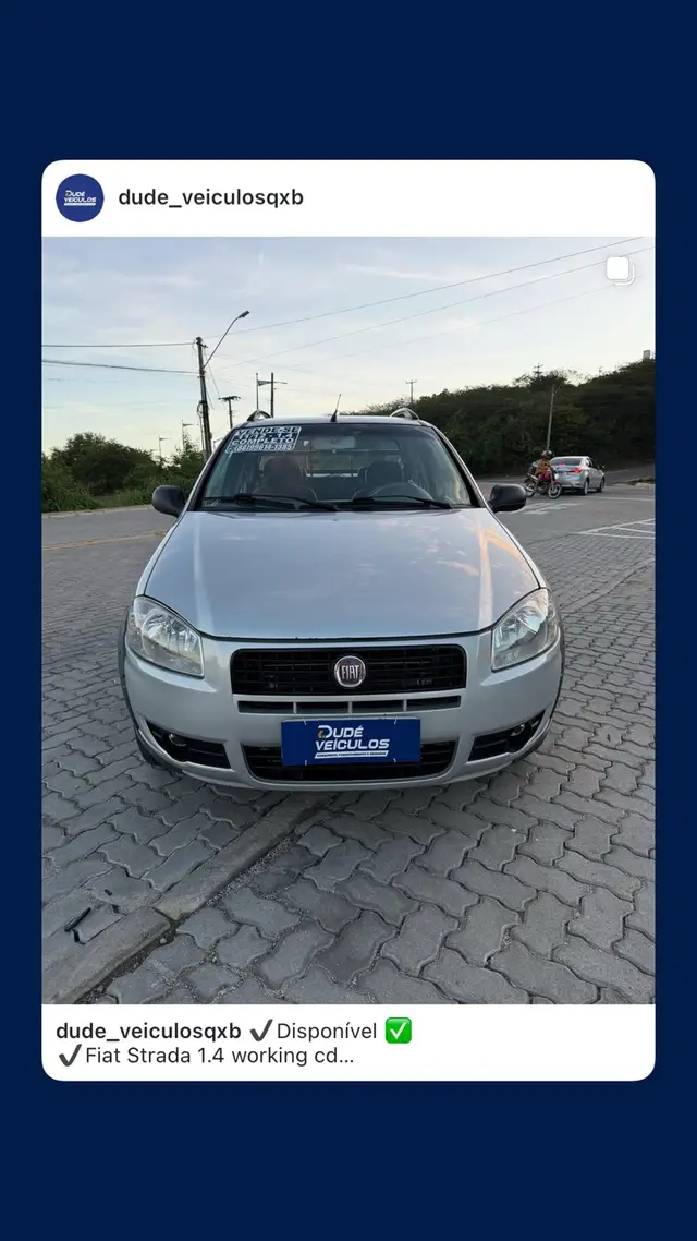 Carro Fiat Strada 2012 Working 1.4 (Flex) (Cabine Dupla)