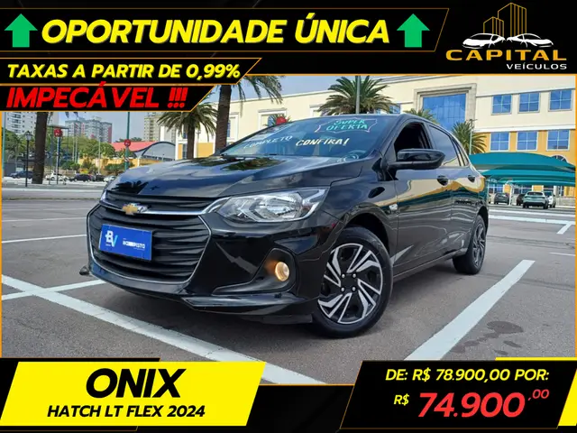 Carro Chevrolet Onix 2024 LT 1.0