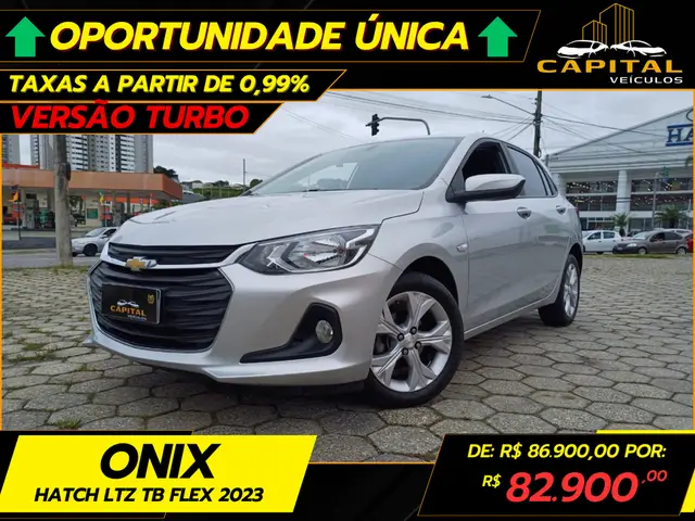 Carro Chevrolet Onix 2023 LTZ 1.0 Turbo
