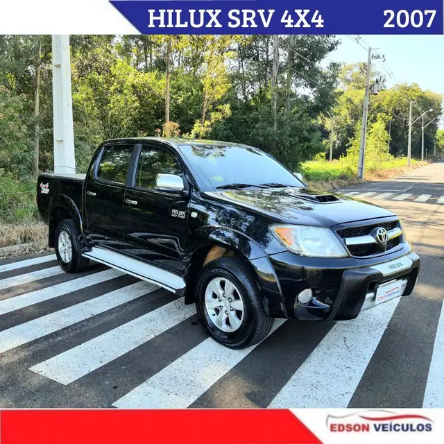 Carro Toyota Hilux Cabine Dupla 2007 Hilux SRV 4x4 3.0 (cab. dupla)