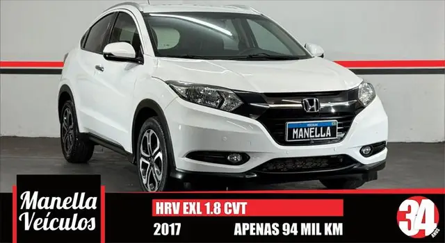 Carro Honda HR-V 2017 EXL CVT 1.8 I-VTEC FlexOne