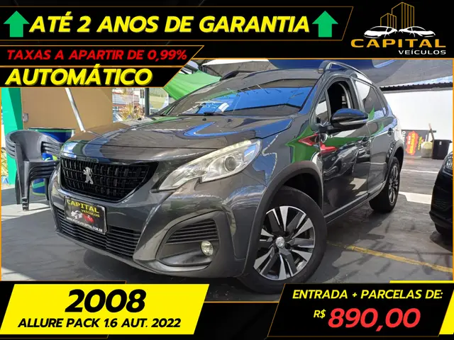 Carro Peugeot 2008 2022 Allure 1.6 16V (Aut) (Flex)