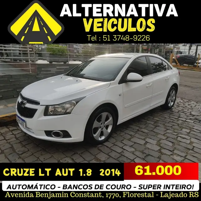 Carro Chevrolet Cruze 2014 LT 1.8 16V Ecotec (Flex)