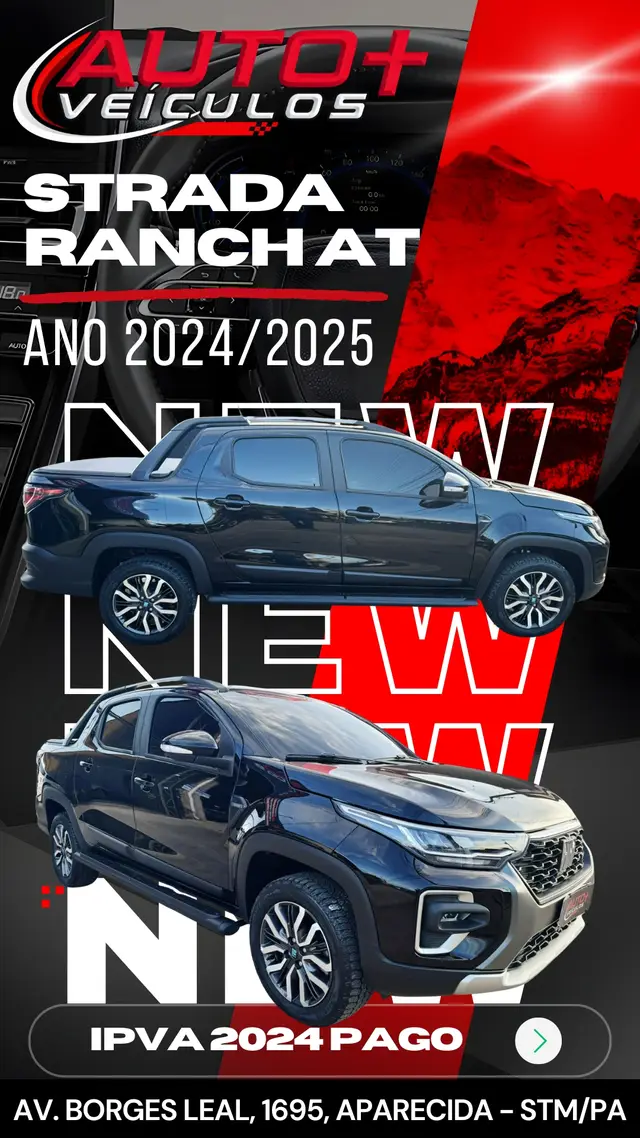 Carro Fiat Strada 2025 Ranch 1.0 Flex Turbo CD Aut.