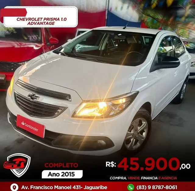 Carro Chevrolet Prisma 2015 1.0 Advantage SPE/4
