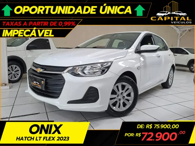 Carro Chevrolet Onix 2023 LT 1.0