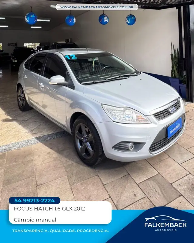 Carro Ford Focus Hatch 2012 GLX 1.6 16V (Flex)