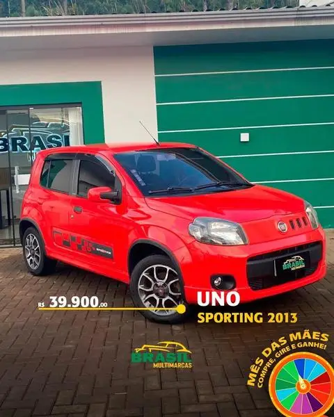 Carro Fiat Uno 2013 Economy 1.4 8V (Flex) 2P
