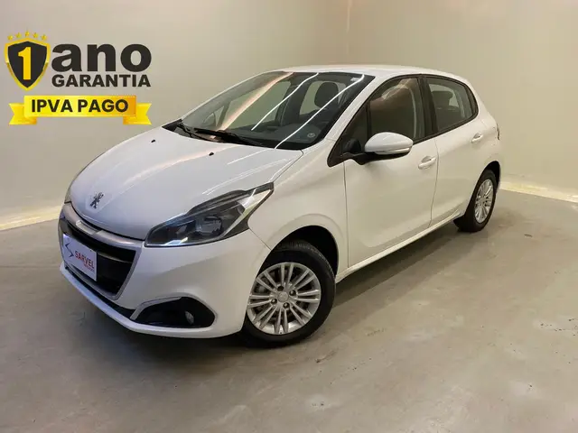 Carro Peugeot 208 2017 Active 1.2 12V (Flex)