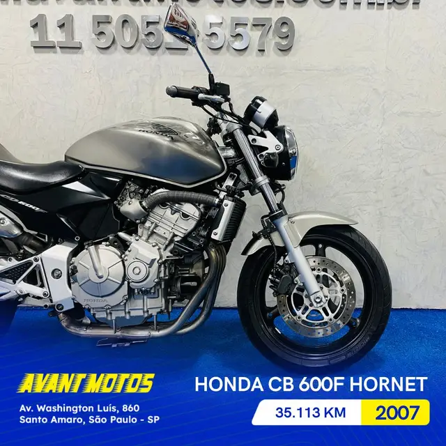 Carro Honda CB 600F 2007 Hornet