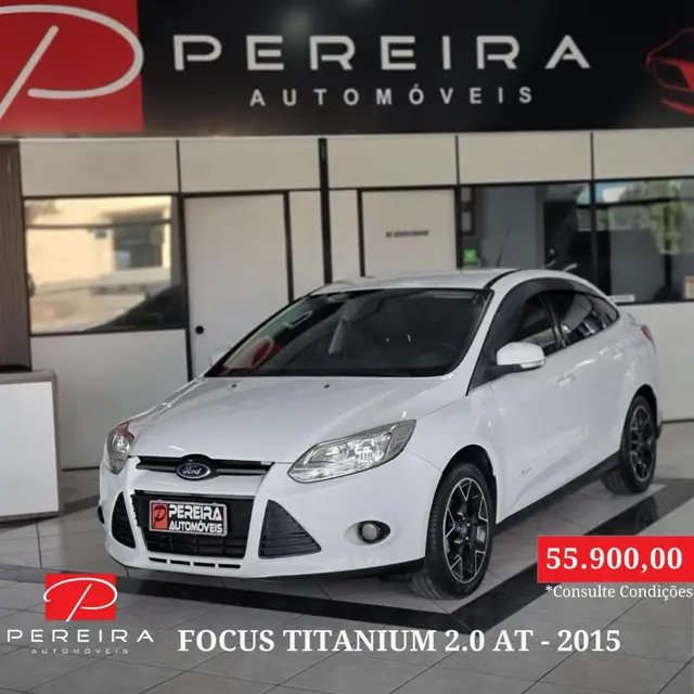 Carro Ford Focus Sedan 2015 Titanium 2.0 16V PowerShift