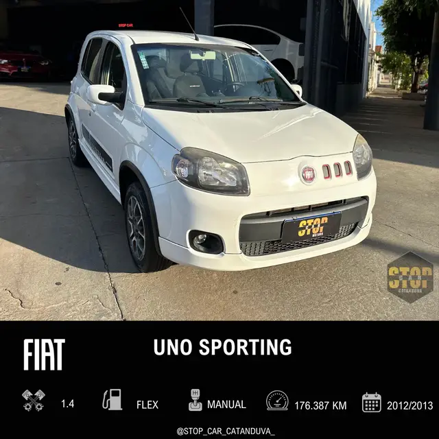 Carro Fiat Uno 2013 Sporting 1.4 8V (Flex) 4p