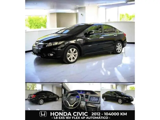 Carro Honda Civic 2012 New  EXS 1.8 16V i-VTEC (Aut) (Flex)