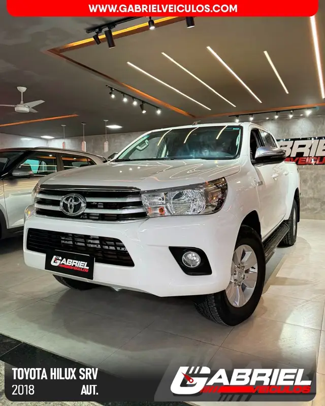 Carro Toyota Hilux Cabine Dupla 2018 Hilux 2.8 16v TDI SRV CD 4x4 (Aut)