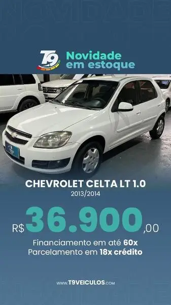 Carro Chevrolet Celta 2014 LT 1.0 (Flex)