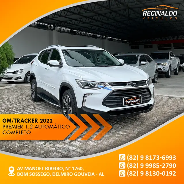 Carro Chevrolet Tracker 2022 Premier 1.2 Turbo (Flex) (Aut)