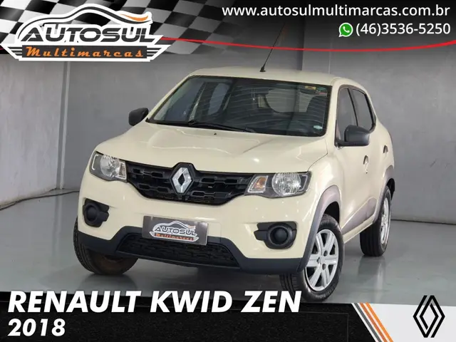 Carro Renault Kwid 2018 Zen 1.0 12v SCe (Flex)