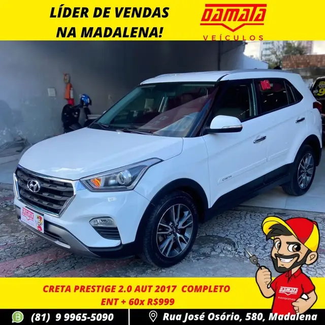 Carro Hyundai Creta 2017 Prestige 2.0 (Aut) (Flex)