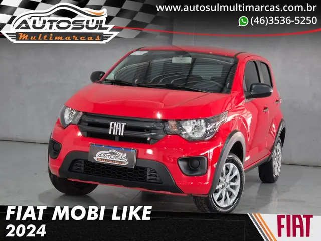Carro Fiat Mobi 2024 Like 1.0
