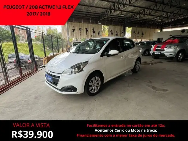 Carro Peugeot 208 2018 Active 1.2 12V (Flex)