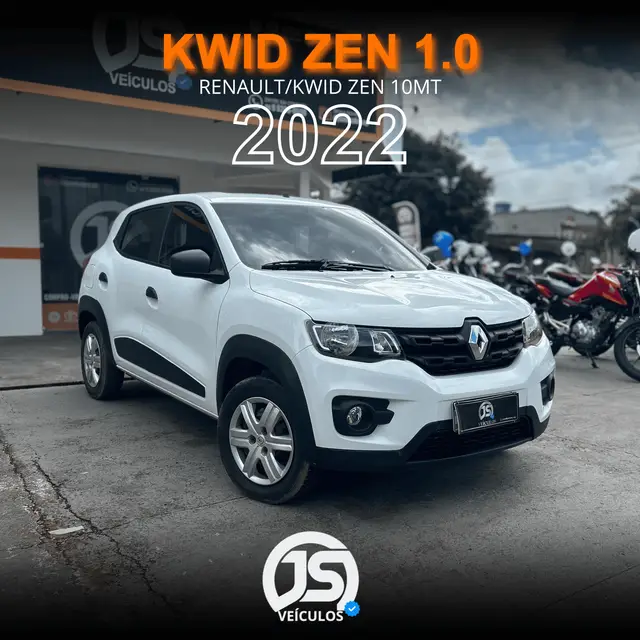 Carro Renault Kwid 2022 Zen 1.0 12v SCe (Flex)