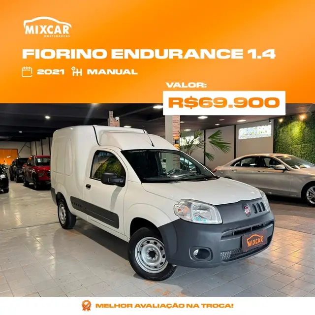Carro Fiat Fiorino 2021 Endurance 1.4