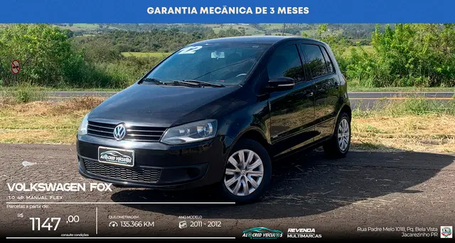 Carro Volkswagen Fox 2012 1.0 8V (Flex) 2p