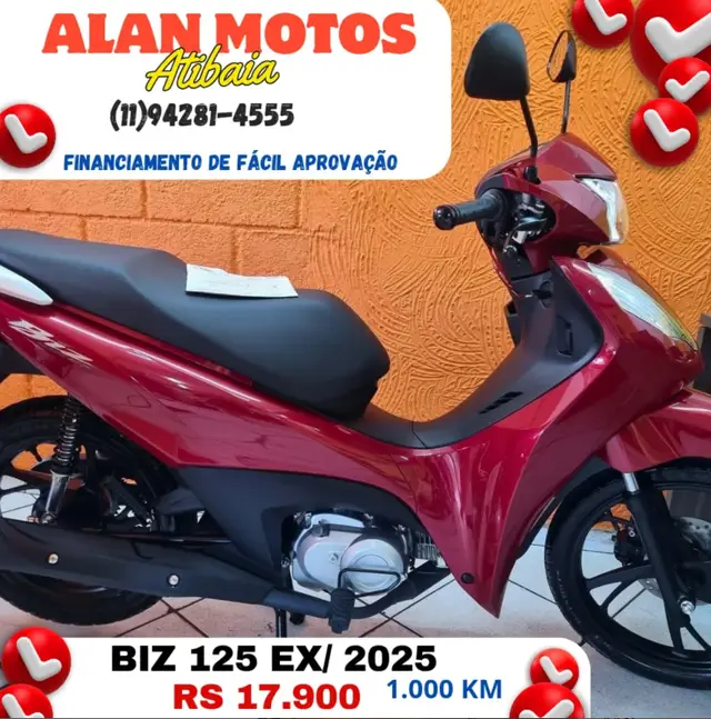 Carro Honda Biz 125i 2025 EX