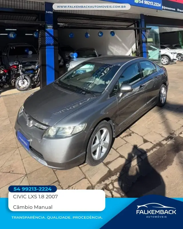Carro Honda Civic 2007 New  LXS 1.8 (Flex)