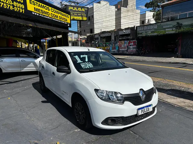 Carro Renault Sandero 2017 Authentique 1.0 12V SCe (Flex)